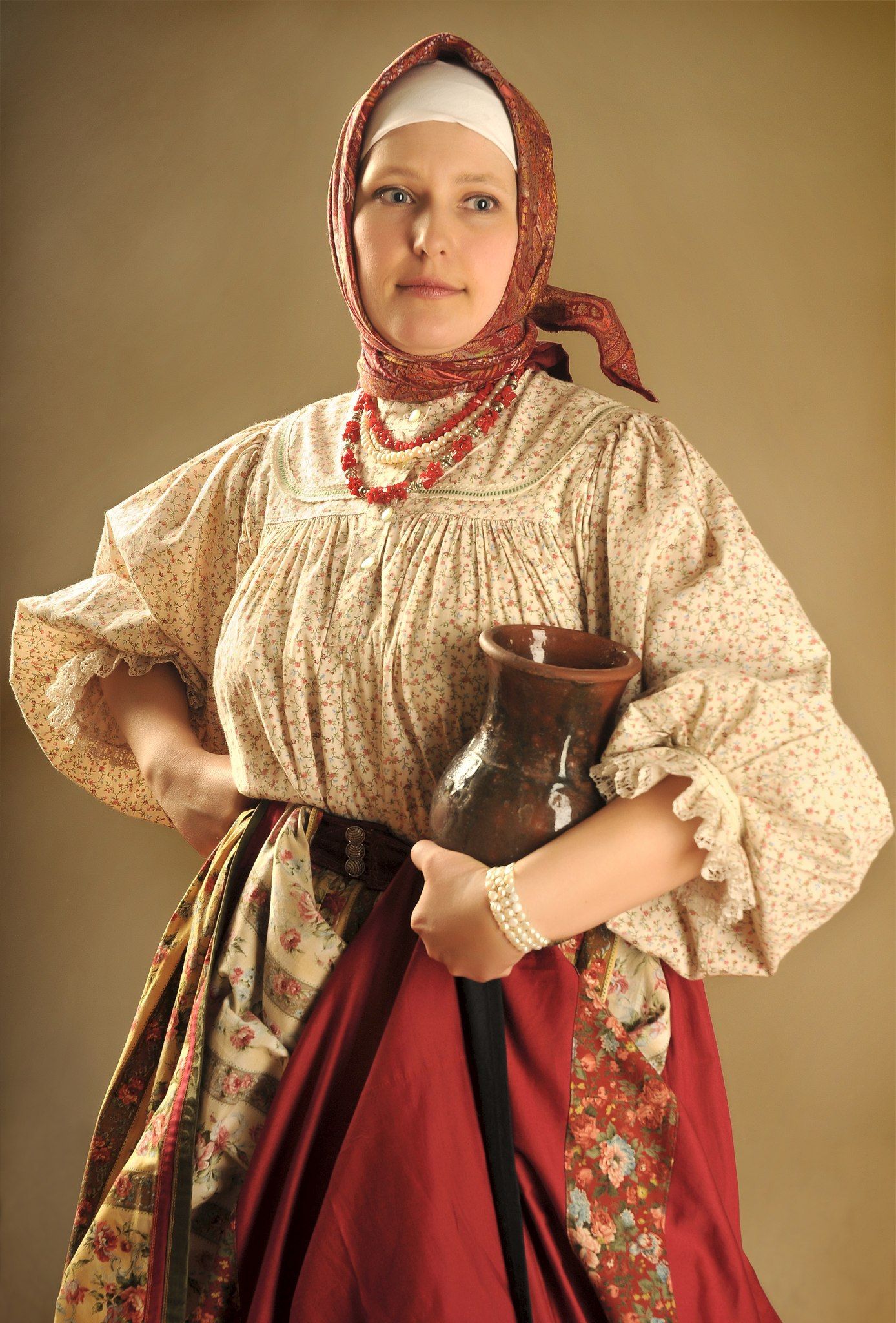 Girls in Slavic costumes in Niteroi